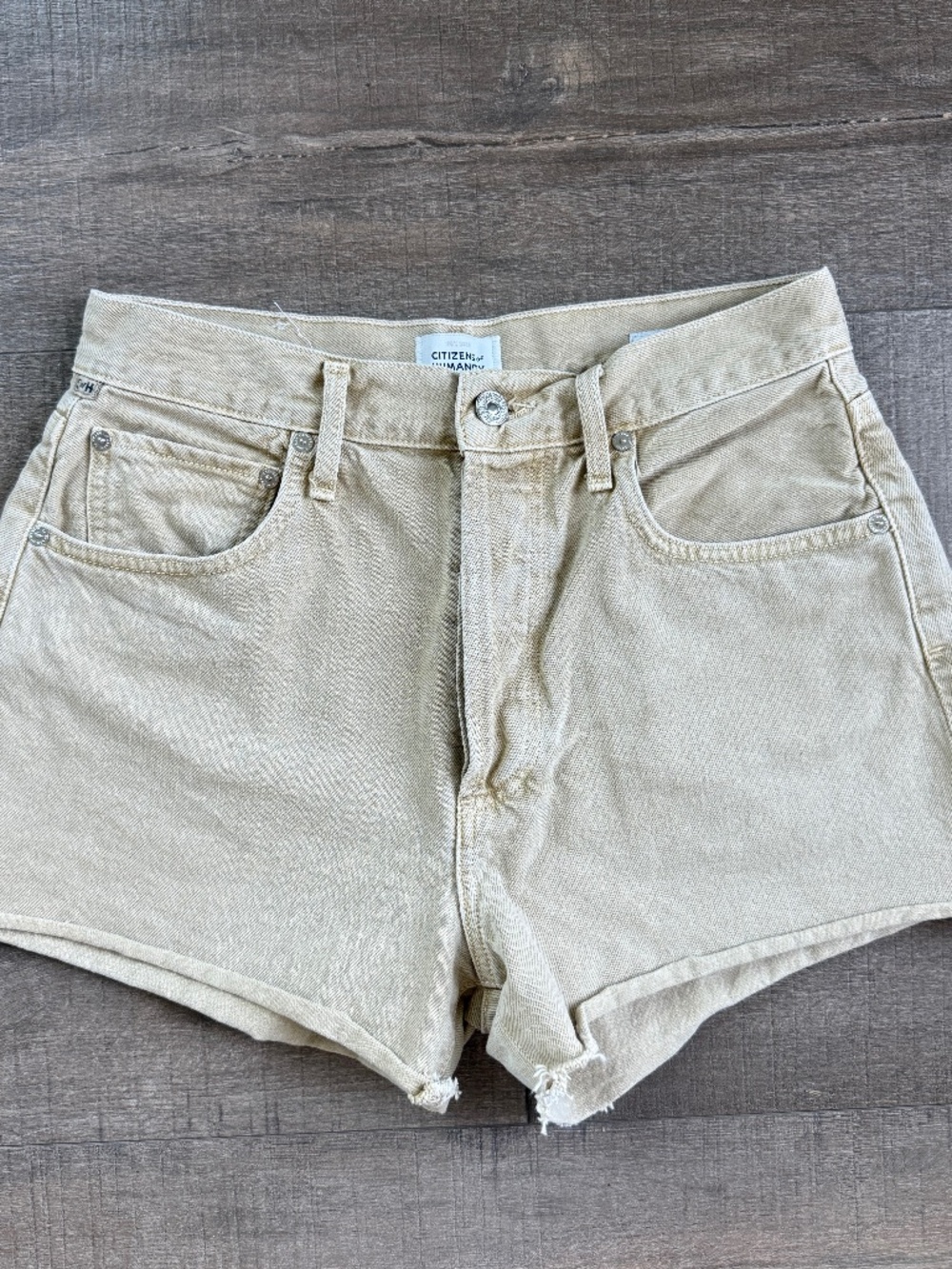 Citizens of Humanity Marlow High Waist Denim Cutoff Shorts
